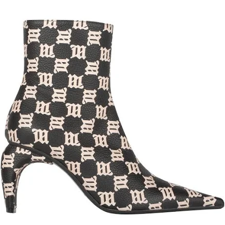MISBHV Monogram Slicer Ankle Boots