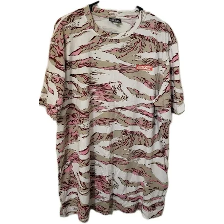 Diesel Men's All Over Print Graphic T-shirt 2xl
