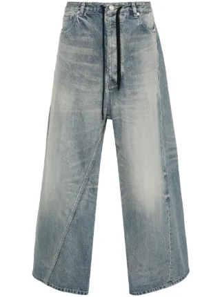 Twisted Wide-leg Jeans