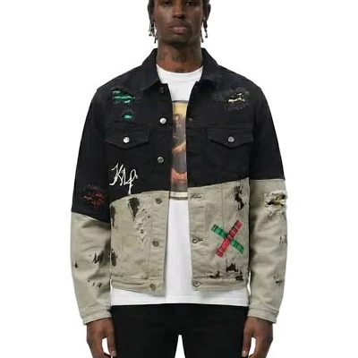 Flynn Two Tone Twill Jacket