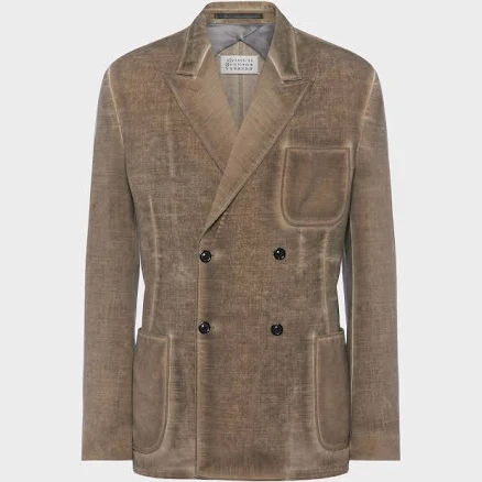 Maison Margiela Men's Wool Double-Breasted Jacket