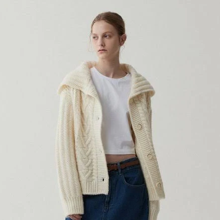 Heavy Wool Cardigan