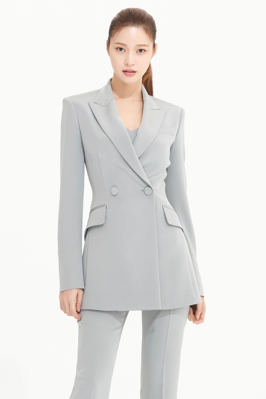 Silk Double Tailored Slim Line Jacket (A0G6073SK314)