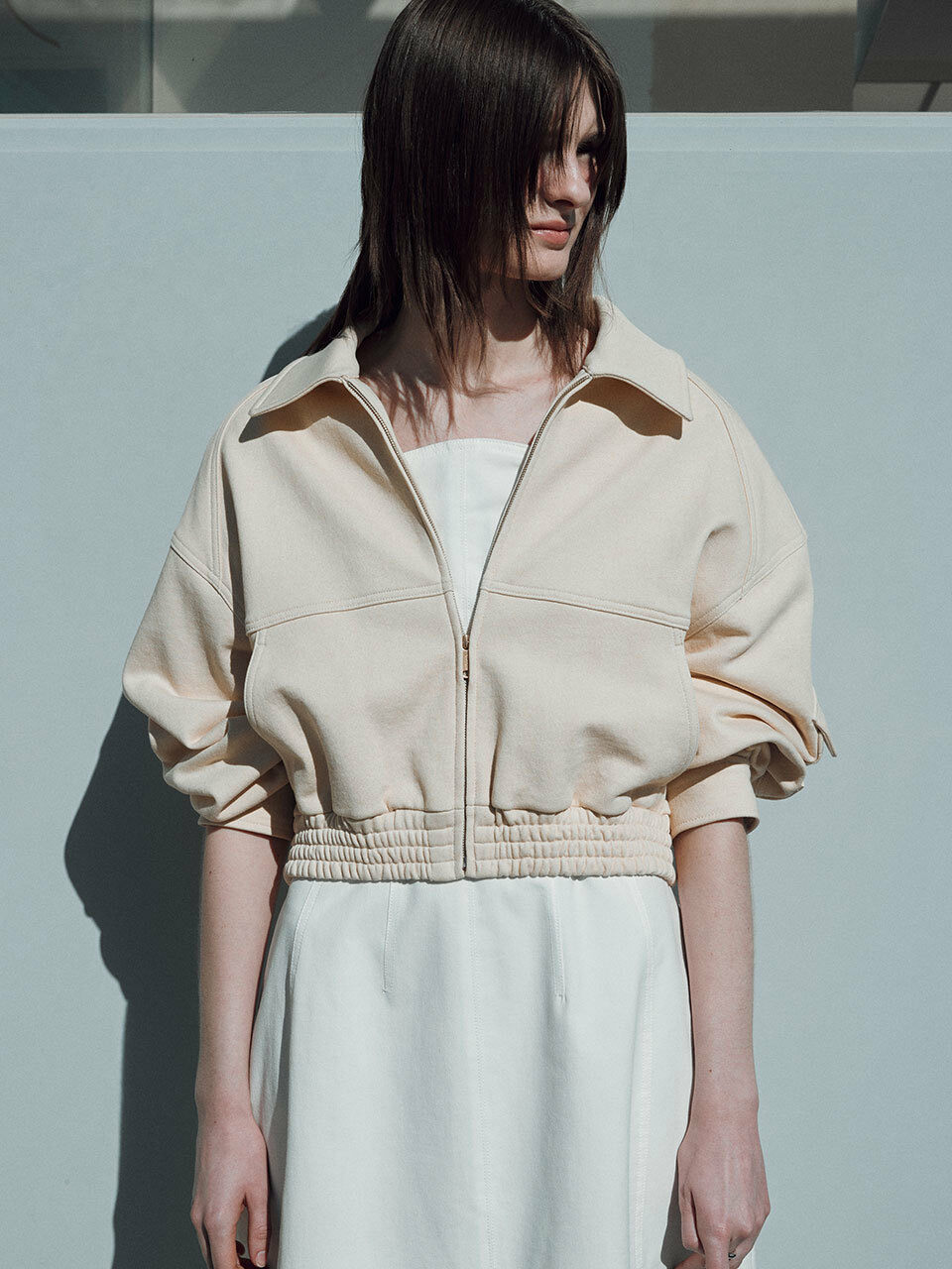 Crop Blouson Jumper