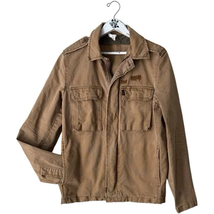 American Eagle Distressed Military Field Jacket Size Xs