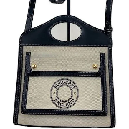 Burberry Mini Logo Stamp Tote Bag