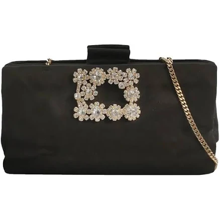 Roger Vivier Women's Swarovski Flower Strass Evening Clutch