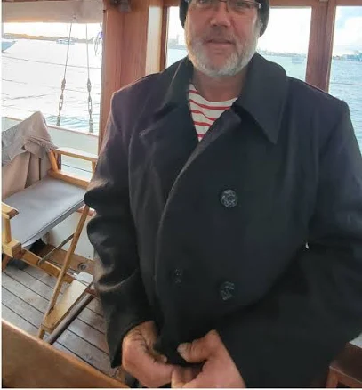 Navy Peacoat Large