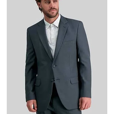 Men's Haggar Performance Tailored Fit Travel Suit Jacket