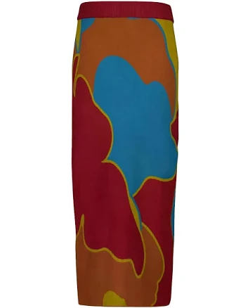 Paula Amanda Jacquard Midi Skirt