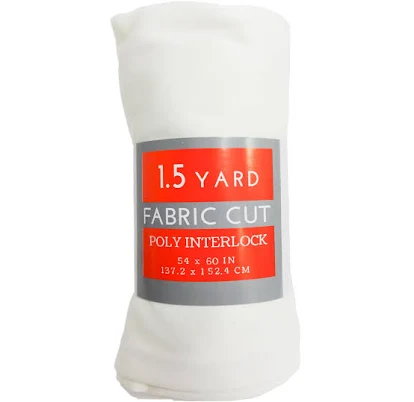 Shason Textile Poly Knit Interlock Precut Fabric
