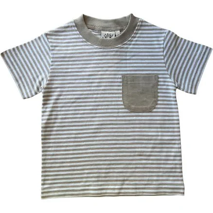 Stripe Pocket Tee