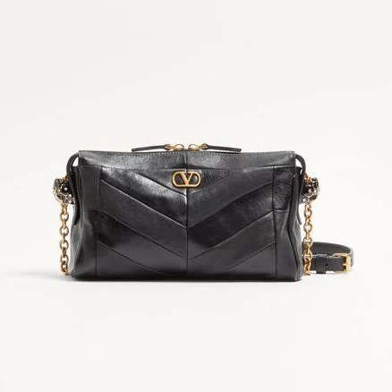 Woman Valentino Garavani Panthea Small Shoulder Crossbody Bag