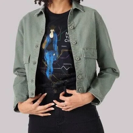 Lee Women's Utility Crop Chore Jacket