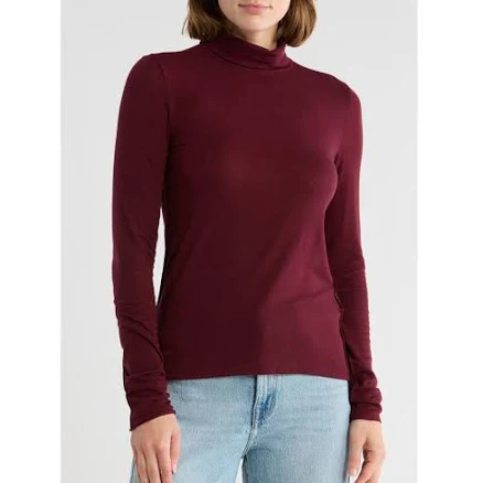 Madewell Women's Long Sleeve Turtleneck Top
