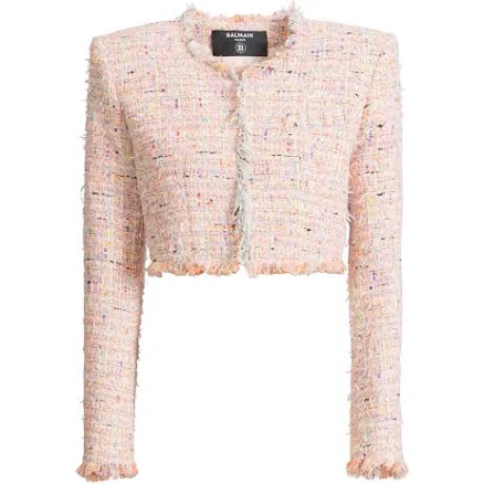 Women's Balmain Cropped Tweed jacket