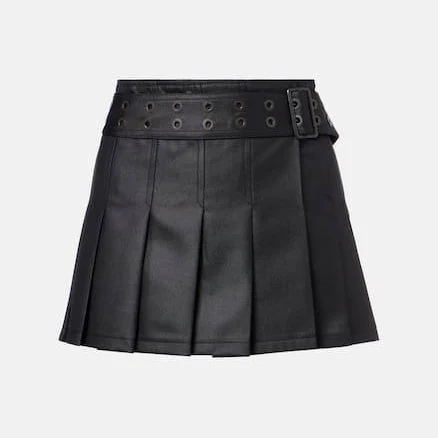 Junya Watanabe Belted Pleated Skirt