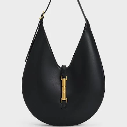 Charles & Keith Cesia Metallic-Accent Hobo Bag