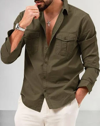 Casual Double Pocket Shirt