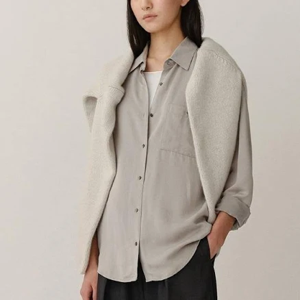 KINDERSALMON Elodie Shirt [Celadon] by W Concept
