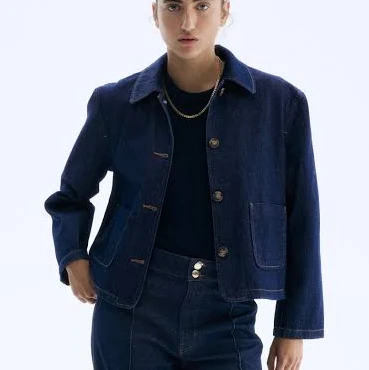 H&M Ladies Twill Jacket with Collar