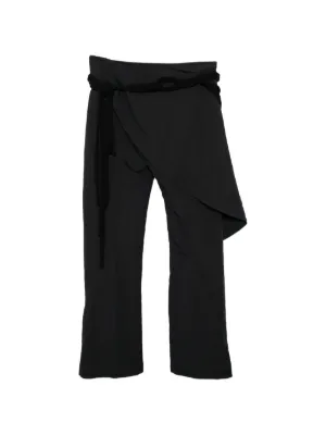 High-waisted Flared Trousers