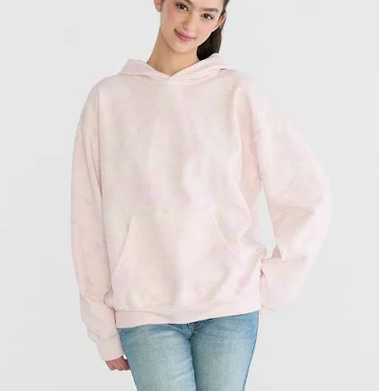 Aeropostale Women's Oversized Tropical Floral Cotton Hoodie