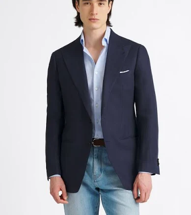 Proper Cloth Bedford Peak Lapel Irish Linen Suit Jacket