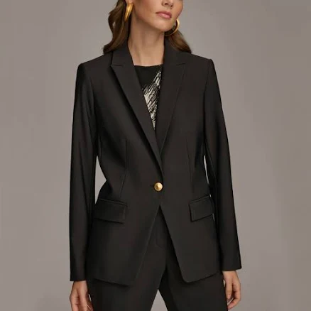 Donna Karan Women's One-Button Blazer