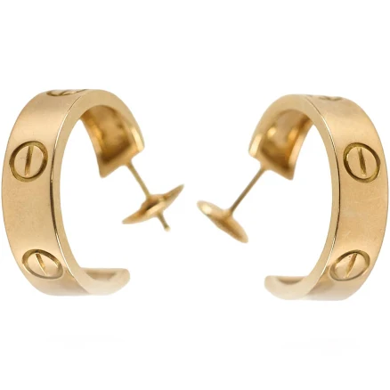 Cartier Love Hoop Earrings