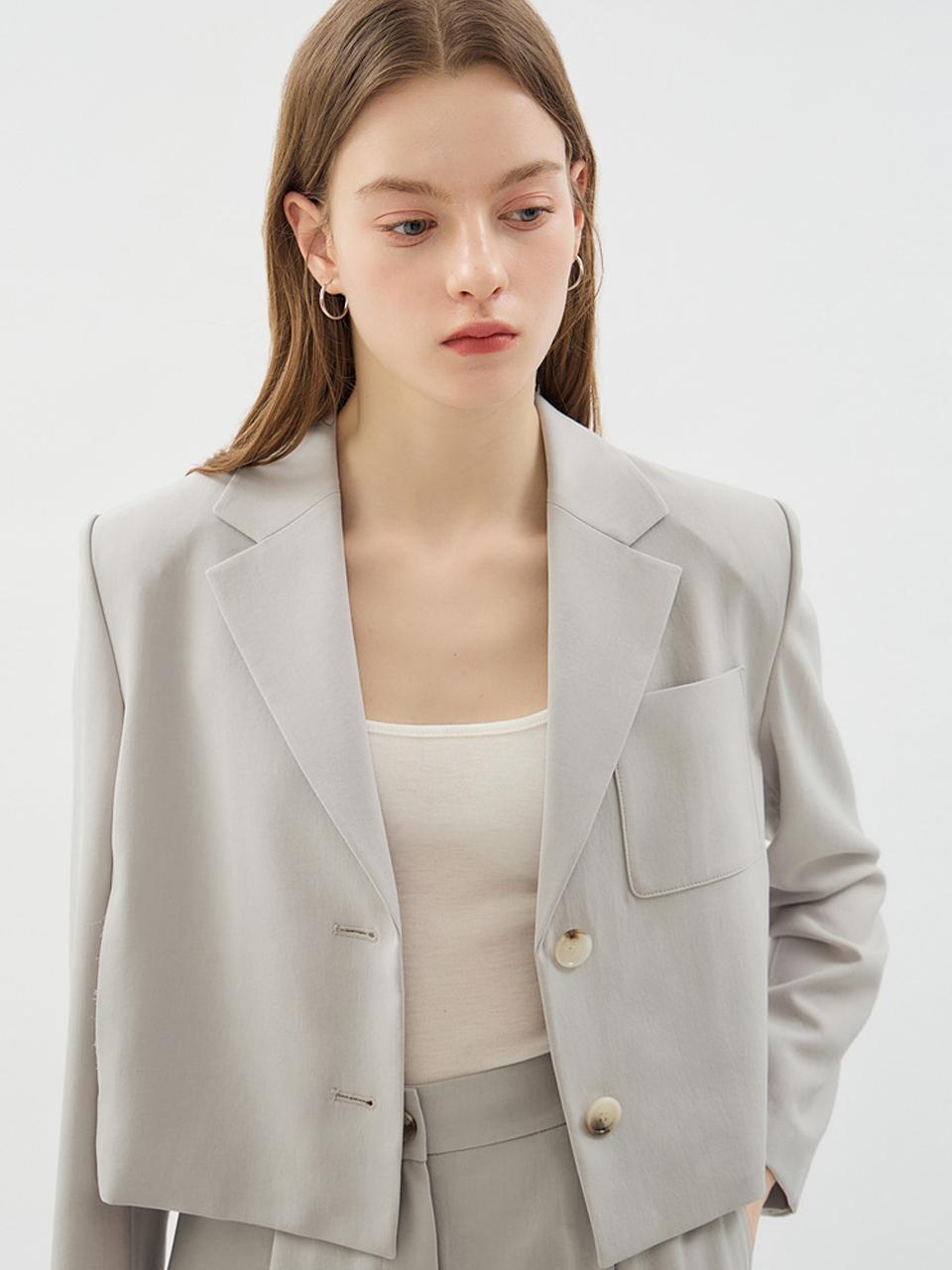 Two-Burton Crop Set-Up Jacket_AWSJKO21040