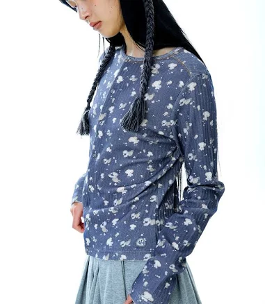 【coyseio】cotton Cuddle Longsleeves Navy