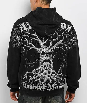 Affliction x Haunted Mound Harold Zip Hoodie