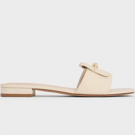 Charles & Keith Knotted Slide Sandals