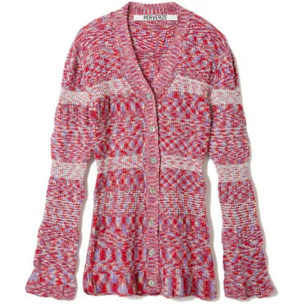 Shirring Narrow Cardigan