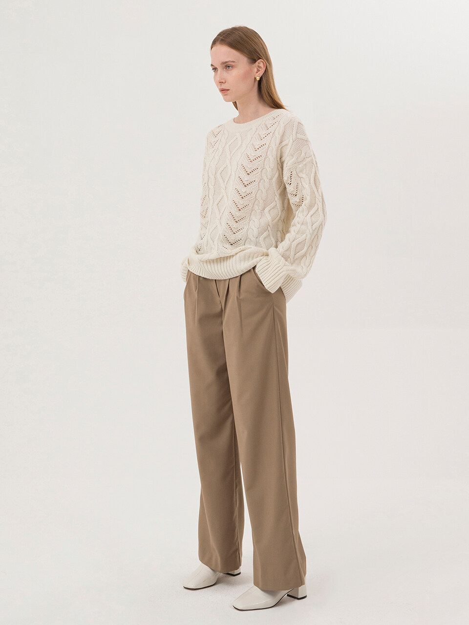 Straight Wide Pants