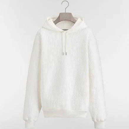 Men Dior Dior Oblique Relaxed-Fit Hooded Sweatshirt