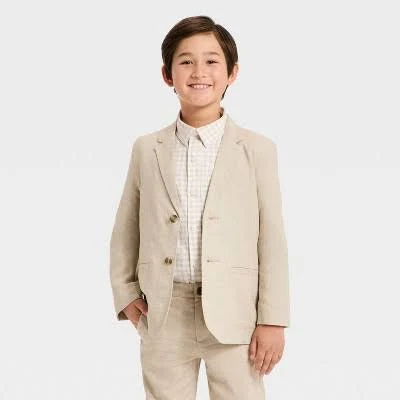 Cat & Jack Boys' Linen Suit Jacket