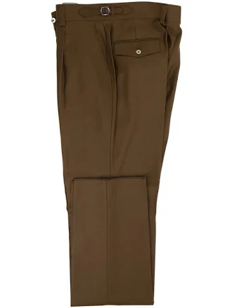 Tiglio Luxe Semi-Wide Leg Wool Marbella Dress Pants