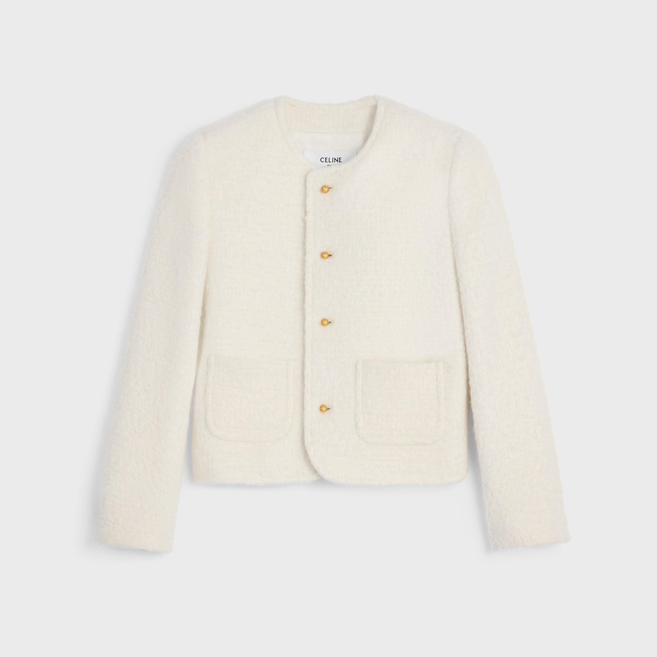 icone jacket IN cashmere and wool natté