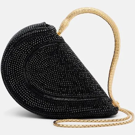 Bvlgari Serpenti Cuore Crystal Top-Handle Bag