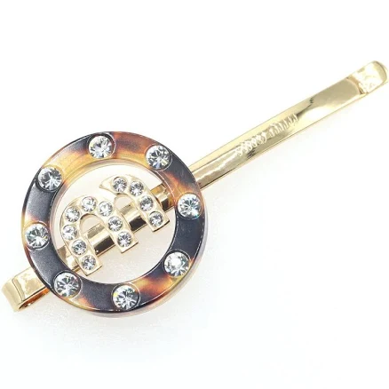 Miu Women's Miu Plexiglas And Metal Hair Clip