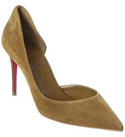 Christian Louboutin Iriza 85 Suede Pump