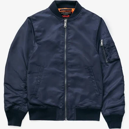 Schott NYC Men's MA-1 Satin Flight Jacket