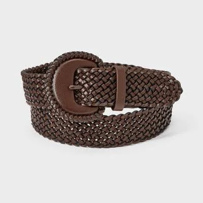 Universal Thread Western Half Moon Buckle Woven Belt