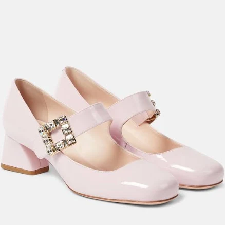 Babies ROGER Vivier 45mm Belle Vivier patent leather pumps