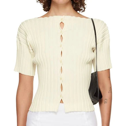 LE17SEPTEMBRE Millie Knit Short Cardigan