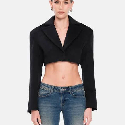NOVA Cropped Wool Blazer