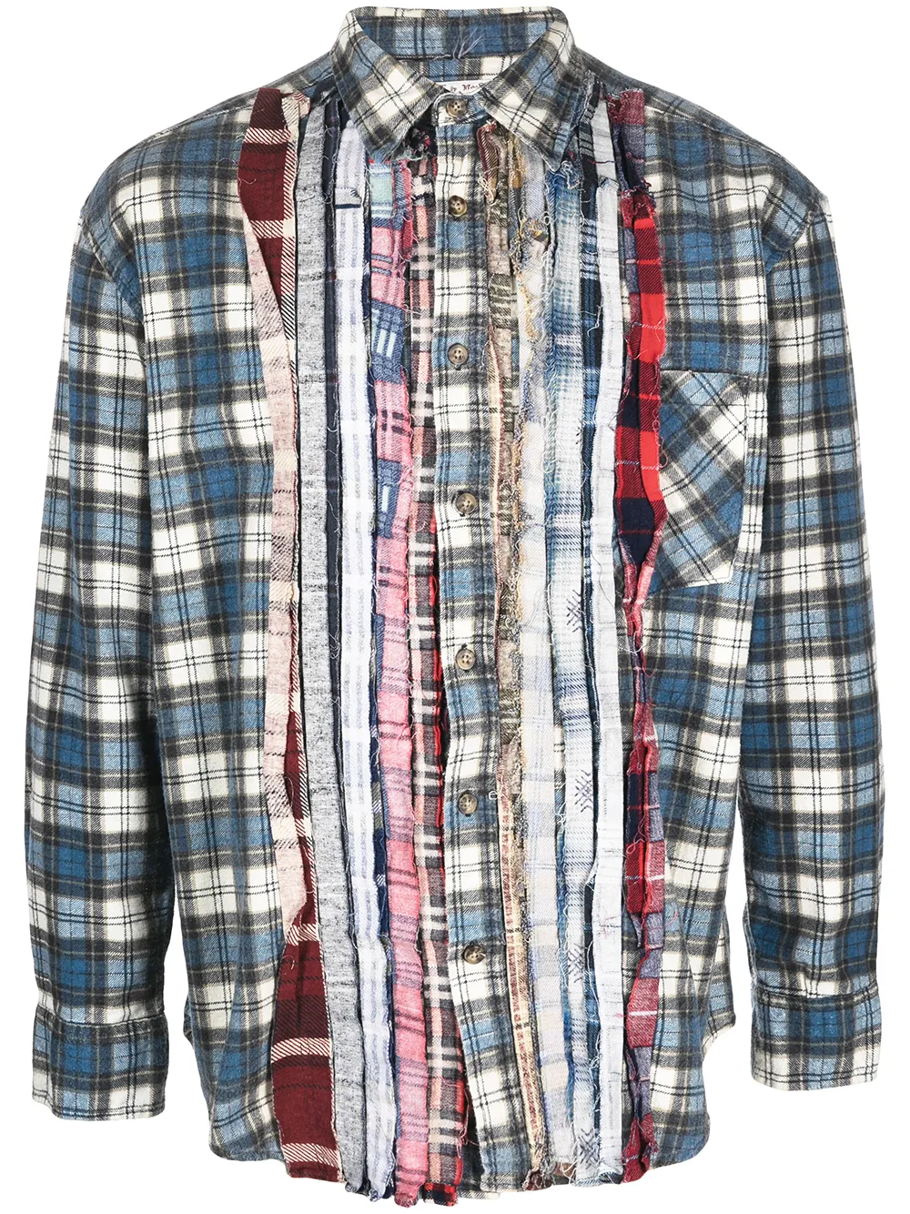 Mixed-plaid Shirt