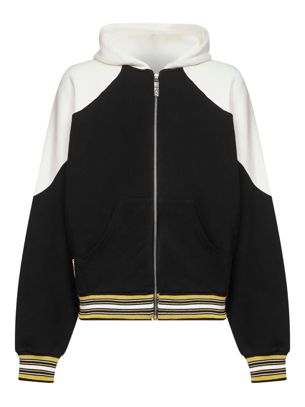 Colour-block Zip-up Hoodie